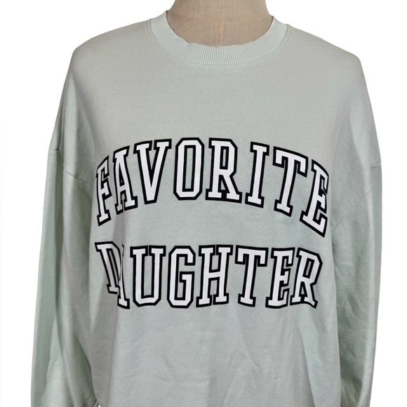 Favorite Daughter The Collegiate Sweatshirt in Seafoam - Picture 9 of 13